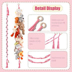 CERETIA 80" Stuffed Animal Organizer Chain, Wall Corner Storage - Image 6