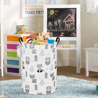 Storage Bin Foldable Nursery Organizer Basket Owl Animal - Image 6