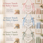 Personalized Embroidered Baby Banner Custom Baby Name Sign - Image 7