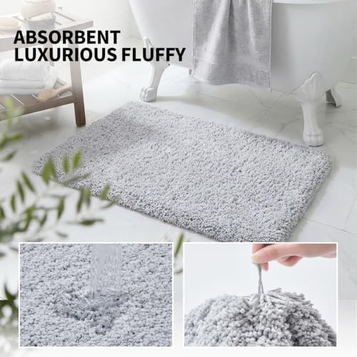 ILANGO Bathroom Rugs 48" × 24", Extra Soft Absorbent Microfiber Bath Rugs - Image 7
