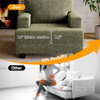 Rexulqo Oversized Accent Chair Set of 2, Armrest Organizer - Image 4