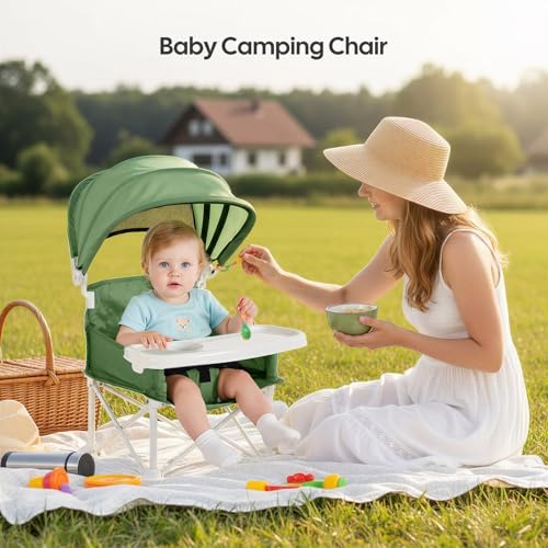 Cochildor 4-in-1 Portable Baby Chair, Foldable Toddler Booster Seat - Image 7
