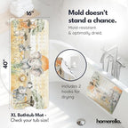 homerella Bathtub Mat Non Slip Kids 40x16 Baby Bath Mat Non Slip Anti Mold - Image 3