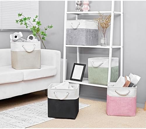 11x11 Inch Cube Storage Bins, 6 Pack Fabric Storage Cubes - Image 7