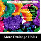 Bath Tub Shower Mat, Washable Bathtub Floor Mats, Suction Cups and Drain Holes - Image 2