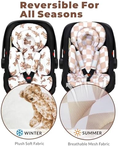 TinlyFinly Infant Car Seat Insert - Image 5