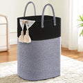 Laundry Basket, Woven Cotton Rope Laundry Hamper, Versatile Storage by Artfeel