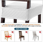 Genina Waterproof Chair Covers for Dining Room - Image 6
