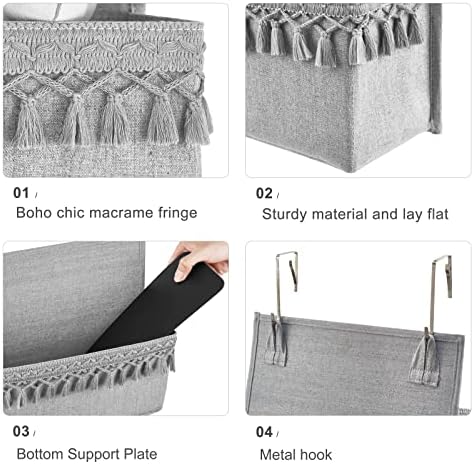 Dahey Over The Door Organizer 4 Pockets Hanging Behind Door Storage - Image 4