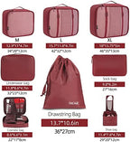 BAGAIL 8 Set Packing Cubes Luggage Packing Organizers - Image 2