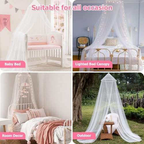 Bed Canopy with Lights, Bed Canopy - Image 6