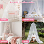 Bed Canopy with Lights, Bed Canopy - Image 6