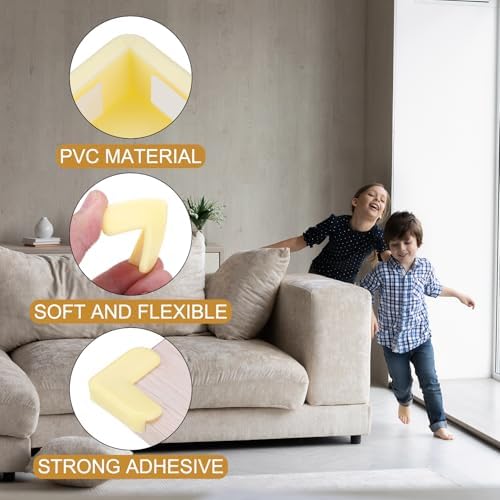 uxcell Corner Protectors, Furniture Corner Guard and Edges Safety Bumpers - Image 3