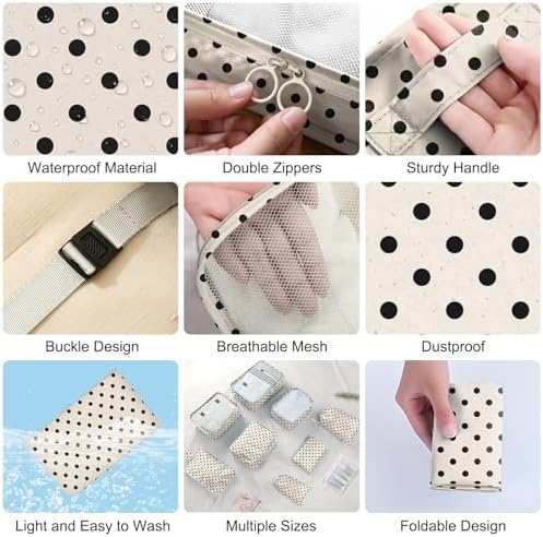 Packing Cubes for Travel 10 Set Luggage Organizer Bags - Image 6