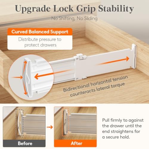 Lifewit 3.2" High Drawer Dividers - Image 4