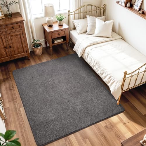 Keeko 5x5 Square Area Rugs for Living Room Bedroom, Soft Washable Carpet - Image 4