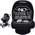 Metplus Baby Car Seat Cover, No Touch Sign Carseat Canopy & Nursing Covers by Metpus