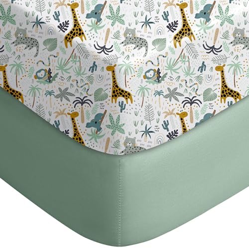 Yoofoss 2-Pack Baby Crib Sheets by YOOFOSS