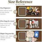 4 pcs Clear Zipper Pouches, Hard Shell Zipper Case, Toiletry Bag - Image 5