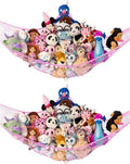 Extra Large Stuffed Animal Storage Hammock 2 Pack | Holds 12 lbs | Corner by LillysLove