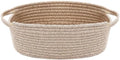 JMvicyroam Small Woven Basket, Empty Gift Basket, Oatmeal/1 Pack by JMvicyroam