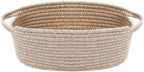 JMvicyroam Small Woven Basket, Empty Gift Basket, Oatmeal/1 Pack by JMvicyroam
