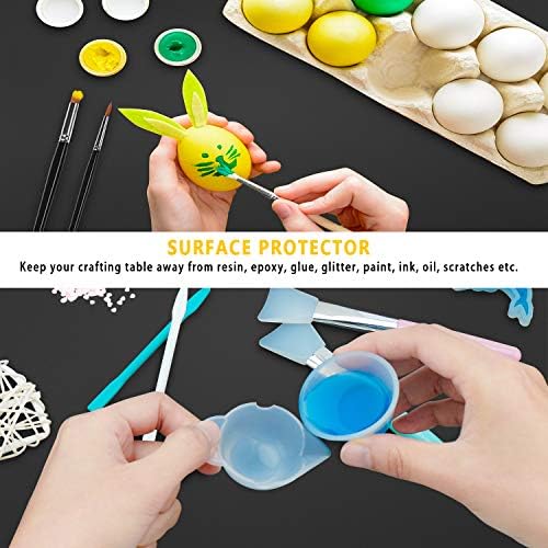 Gartful Black Extra Large Silicone Mat, 23.6 x 15.7 inches Silicone Craft Sheet - Image 4