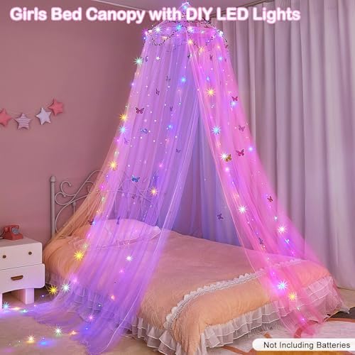 FIOBEE Bed Canopy for Girls Room - Image 2
