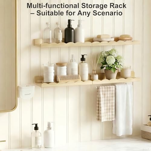 Fixwal Nursery Book Shelves, 16.5 Inch Floating Bookshelves - Image 6