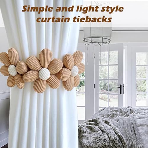 SRG Curtain Tiebacks for Curtains 2 Pack, Decorative Curtain Holdbacks for - Image 2