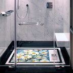 Shower Mat Non Slip 26.8 x 15.1 Inches, Daisies Butterfly Bathtub Mat Shower - Image 6
