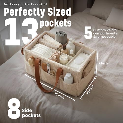 Baby Diaper Caddy Organizer - Image 2