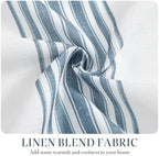 jinchan Linen Balanced Stripe Valances - Image 7