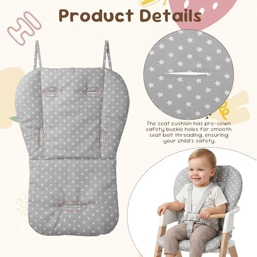 High Chair Cushion, High Chair Pad/seat Cushion/baby High Chair Cushion - Image 4