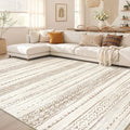 Nakagishi 12x15 Area Rugs Living Room: Washable Boho Large Neutral Modern Soft by NakagishiAreaRug