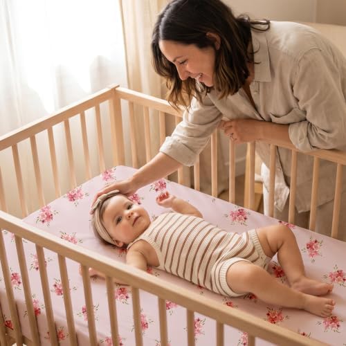 3 Pack Baby Crib Sheets for Boys Girls 52x28 Fitted Crib Sheet - Image 6
