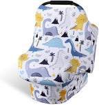 Rquite 4-in-1 Baby Car Seat Canopy, Stretchy Nursing Breastfeeding Cover by Rquite