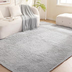 Amazon Basics Fluffy Washable Area Rug, Shaggy Carpet by AmazonBasics
