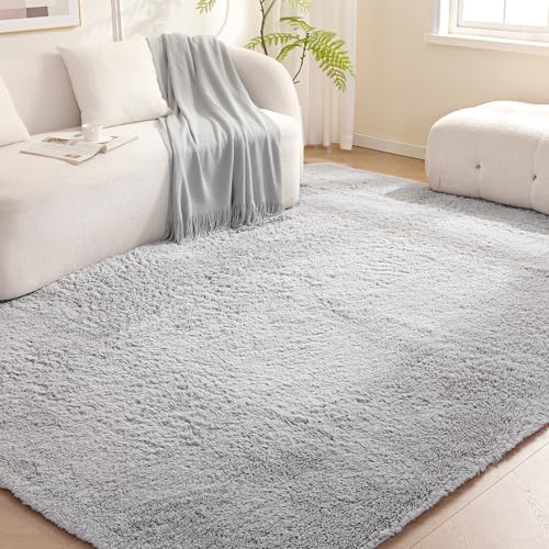 Amazon Basics Fluffy Washable Area Rug, Shaggy Carpet by AmazonBasics