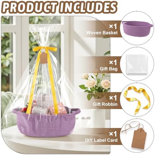 OIAHOMY Small Woven Basket - Image 2