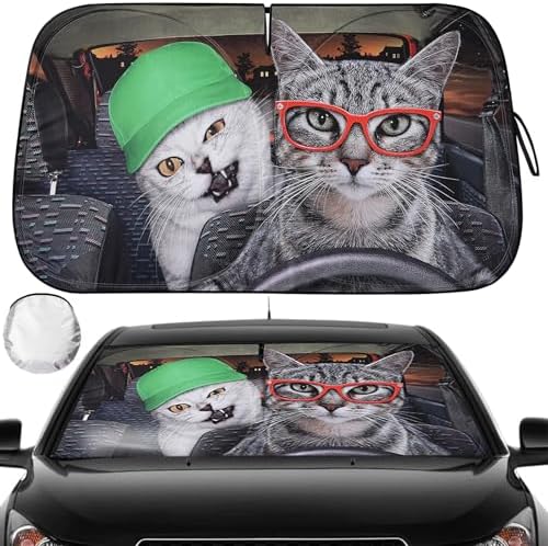 Car Windshield Sun Shade UV Reflector Foldable Front Window SUV by Pleneal