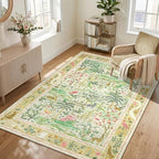 4x6 Whimsical Safari Nursery Area Rug Washable Non Slip Small Living Room Rugs - Image 3