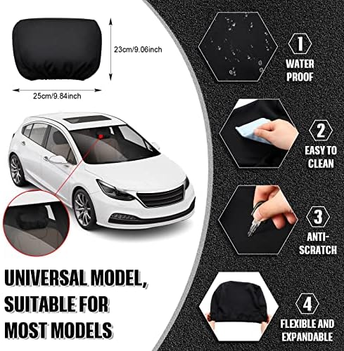 Tallew 4 Pcs Universal Car Headrest Cover - Image 2
