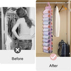 DHSFKBE Legging Organizer Storage, Shirt Organizer, Foldable Hanging Closet - Image 3