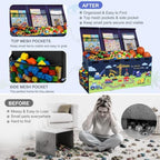 Toy Box with Adjustable Divider Large Toy Chest Storage - Image 3