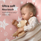Baby Bedside Bassinet Sheets Fitted, 33”x20” Compatible - Image 2