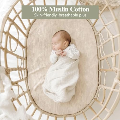 3 Pack Muslin Changing Pad Covers - Image 5