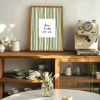 Framed How Lucky Are We Wall Art, Trendy Inspirational Quote Paintings Canvas - Image 4