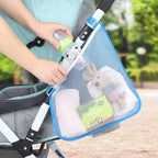 Accmor Universal Stroller Organizer, Side Sling Stroller Organizer, Mesh Cargo - Image 6