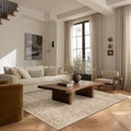 Washable Living Room Area Rugs: 4x6 Bedroom Rug Non Slip Soft Boho Carpet by palohom